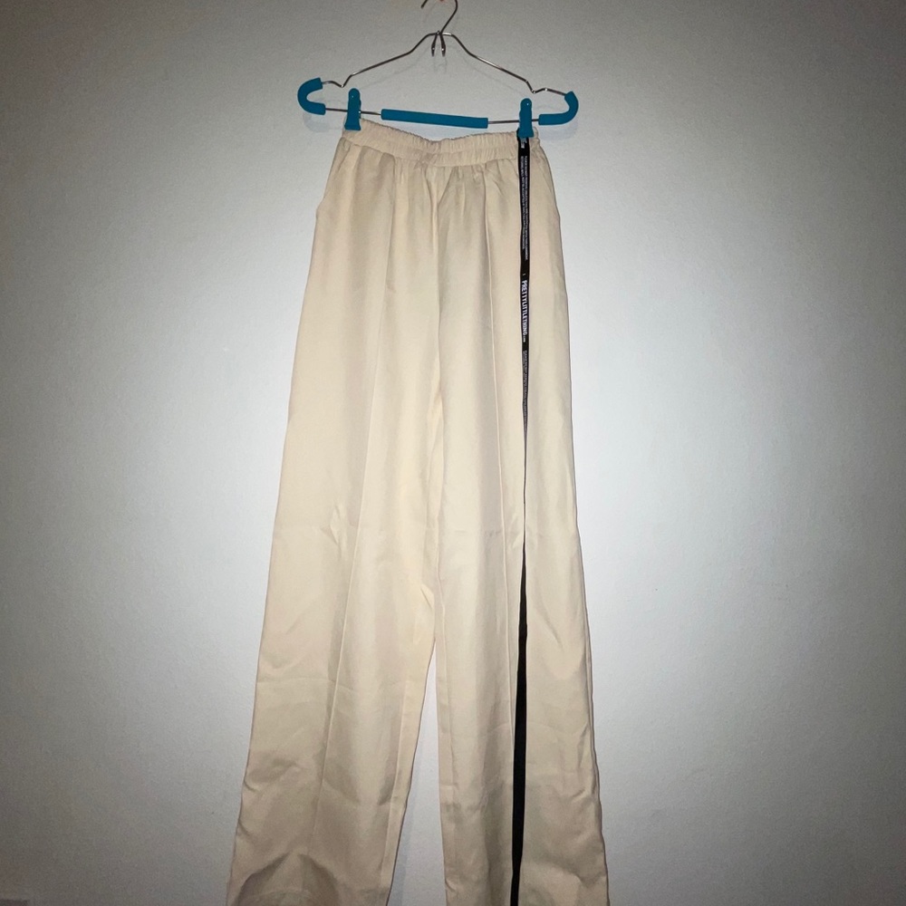 Straight leg trousers